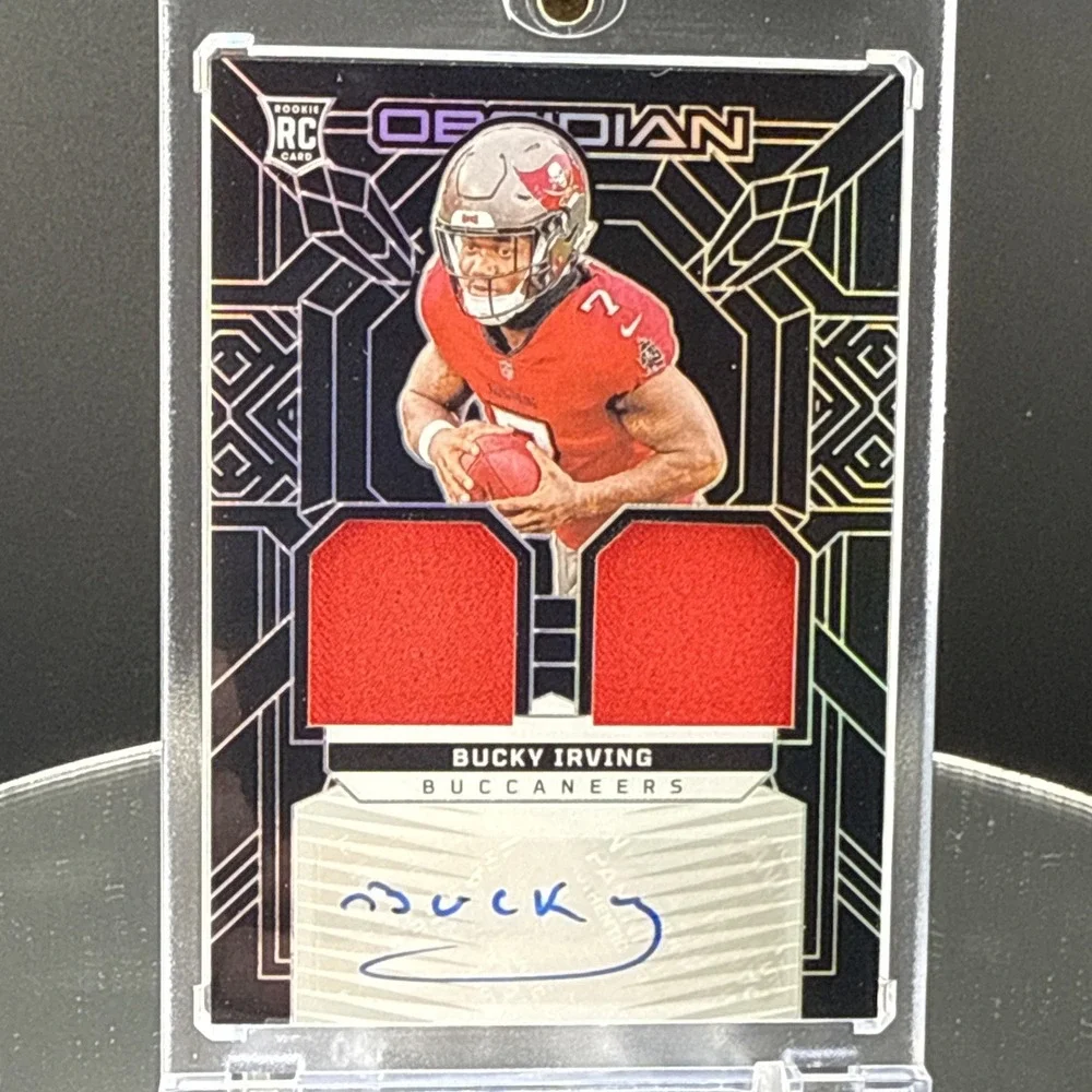 2024 Panini Obsidian Bucky Irving Rookie Patch Auto /299 RPA RC Buccaneers